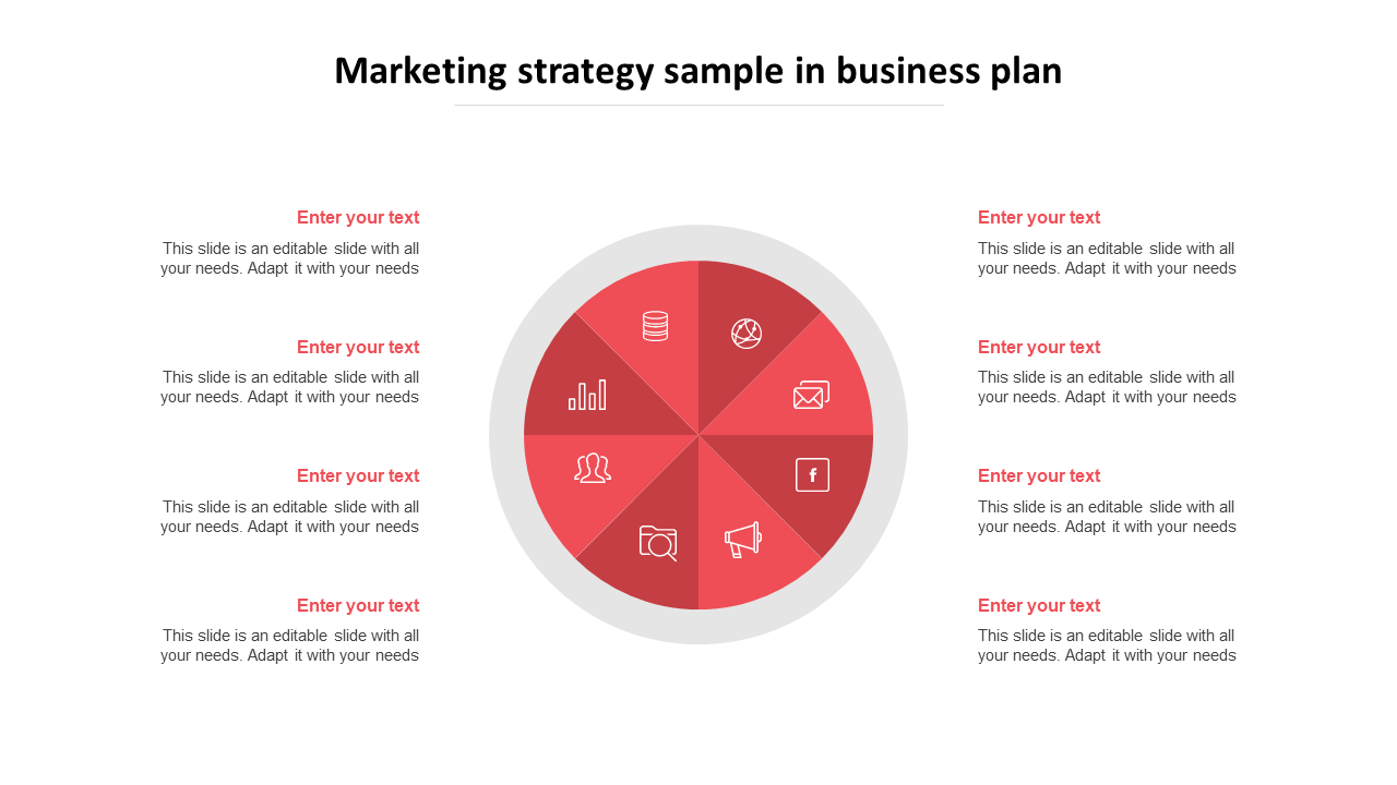 Free - Best Marketing Strategy Sample In Business Plan